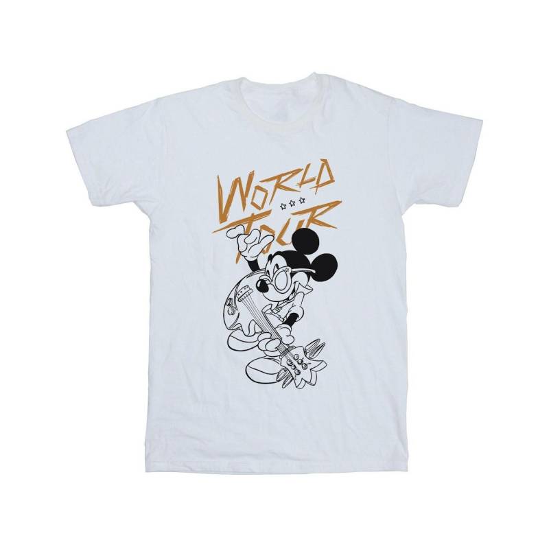 Mickey Mouse World Tour Line Tshirt Jungen Weiss 152-158 von Disney