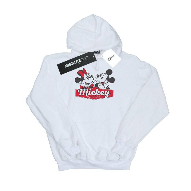 Mickie And Minnie 90 Years Kapuzenpullover Jungen Weiss 152-158 von Disney