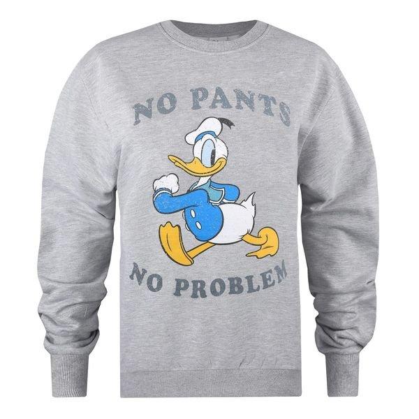 No Pants No Problem Sweatshirt Damen Grau L von Disney