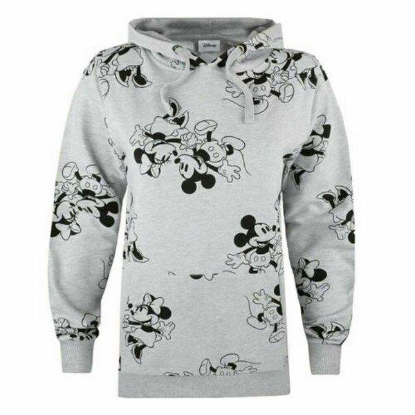 Kapuzenpullover Damen Grau L von Disney