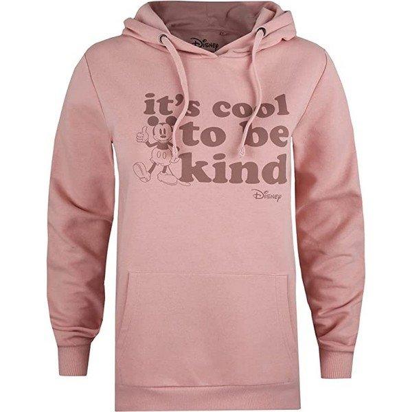 Its Cool To Be Kind Kapuzenpullover Damen Altrosa M von Disney