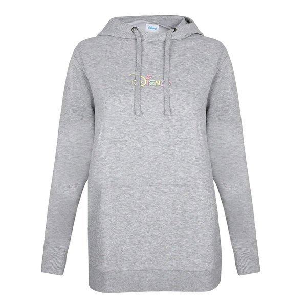 Kapuzenpullover Logo Damen Grau S von Disney