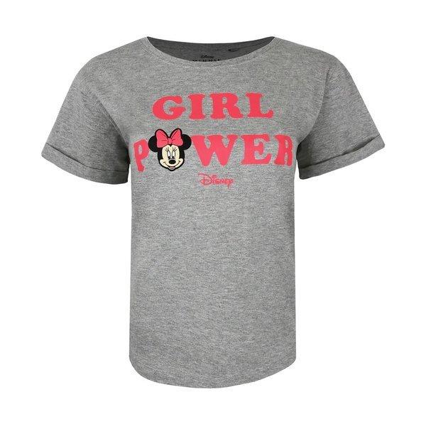 Girl Power Tshirt Damen Taubengrau XL von Disney