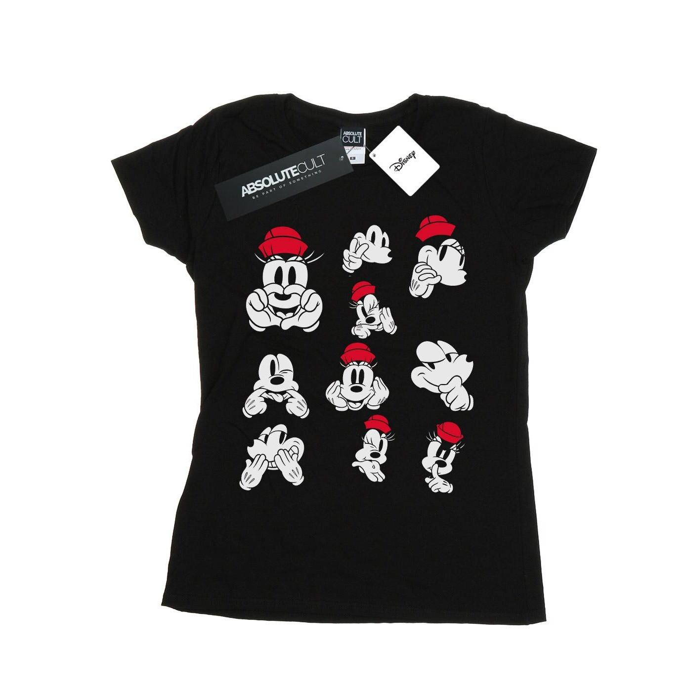 Minnie Mickey Photo Poses Tshirt Damen Schwarz M von Disney