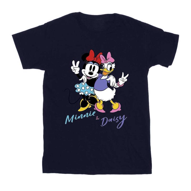 Minnie Mouse And Daisy Tshirt Mädchen Marine 140/146 von Disney