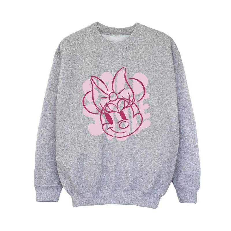 Minnie Mouse Bold Style Sweatshirt Jungen Grau 152-158 von Disney