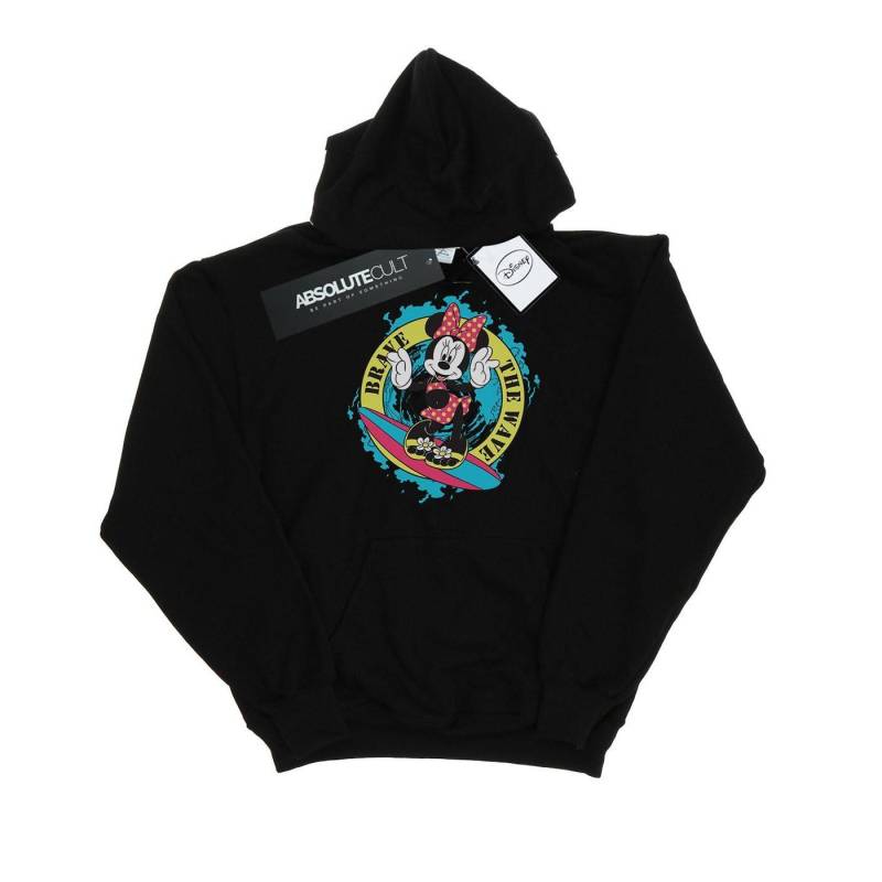 Minnie Mouse Brave The Wave Kapuzenpullover Mädchen Schwarz 152-158 von Disney