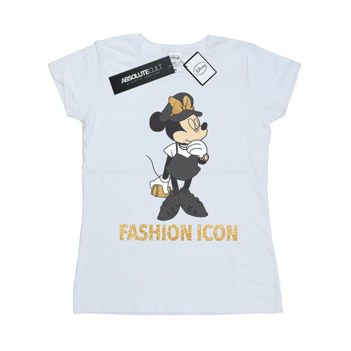 Minnie Mouse Fashion Icon Tshirt Damen Weiss XL von Disney