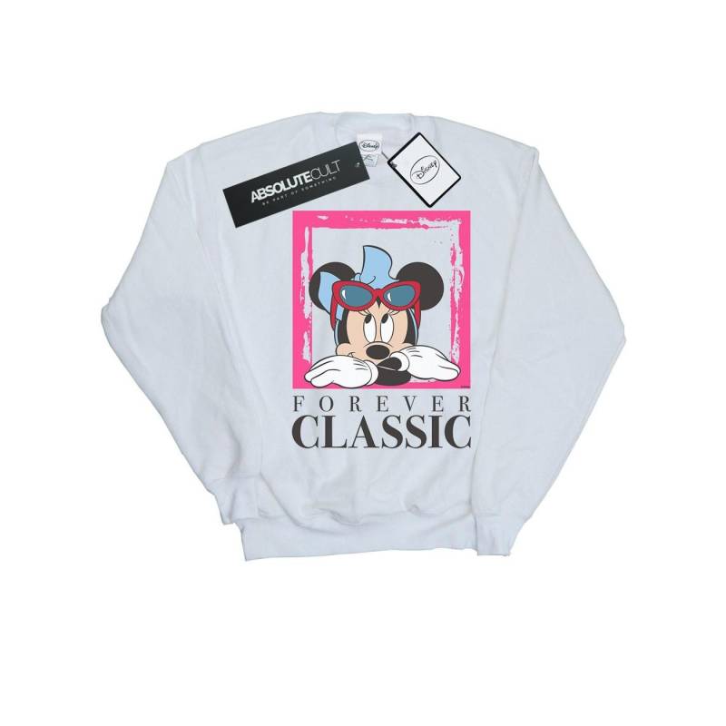 Minnie Mouse Forever Classic Sweatshirt Jungen Weiss 116 von Disney