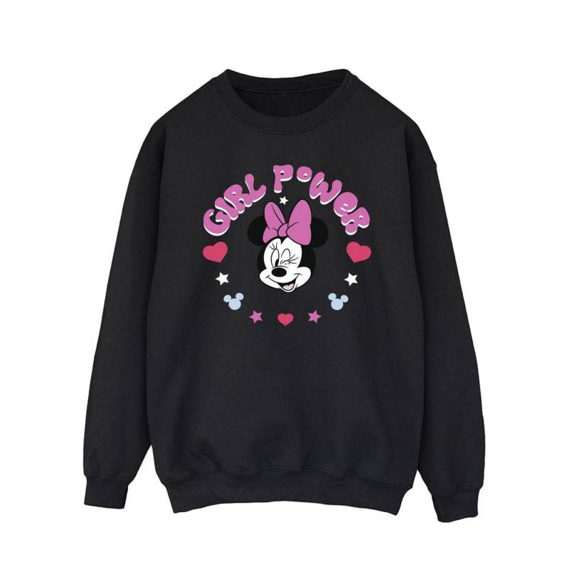 Minnie Mouse Girl Power Sweatshirt Herren Schwarz L von Disney