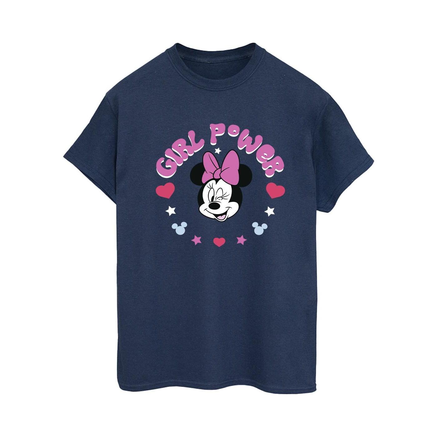 Minnie Mouse Girl Power Tshirt Damen Marine 3XL von Disney