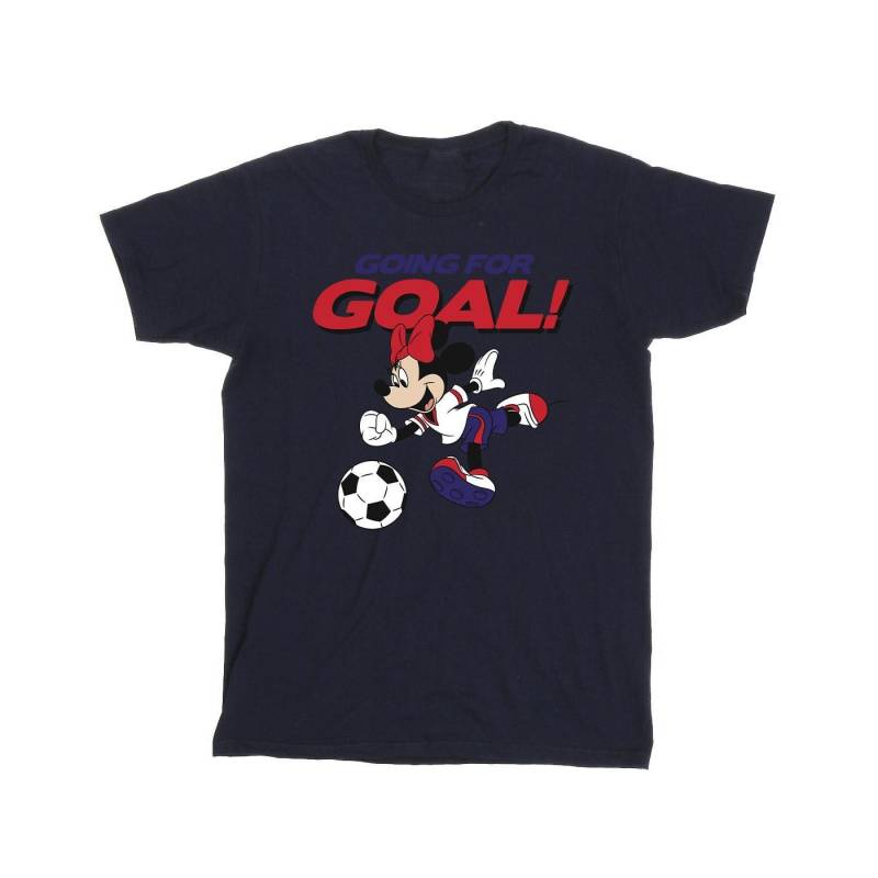 Minnie Mouse Going For Goal Tshirt Herren Marine M von Disney