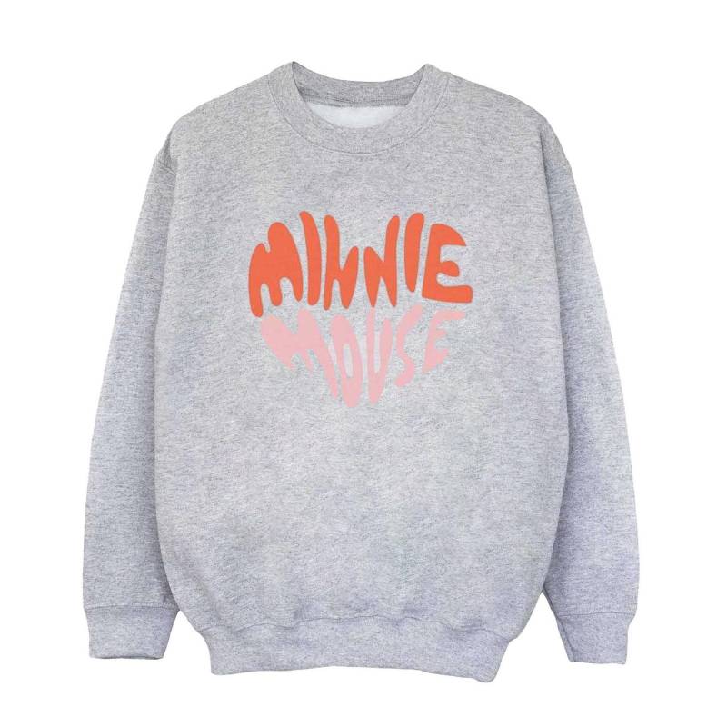 Minnie Mouse Heart Shaped Sweatshirt Jungen Grau 116 von Disney