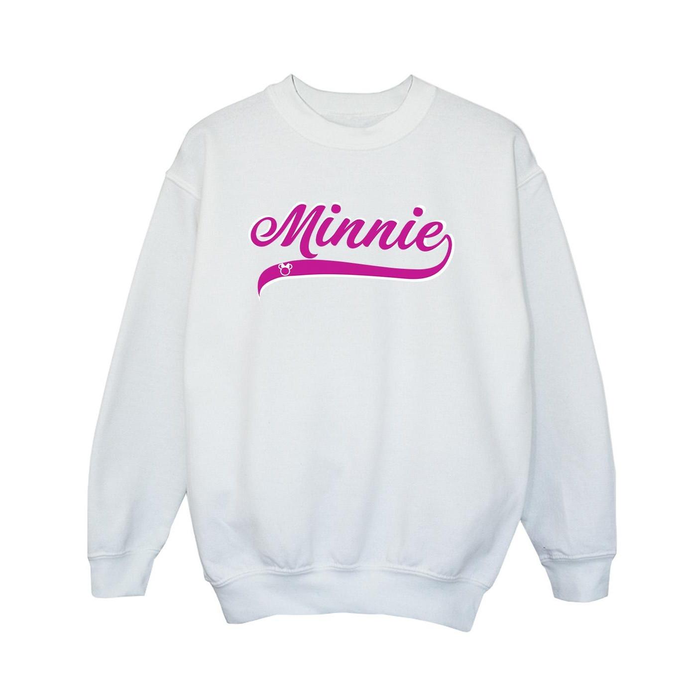 Minnie Mouse Logo Sweatshirt Jungen Weiss 104 von Disney