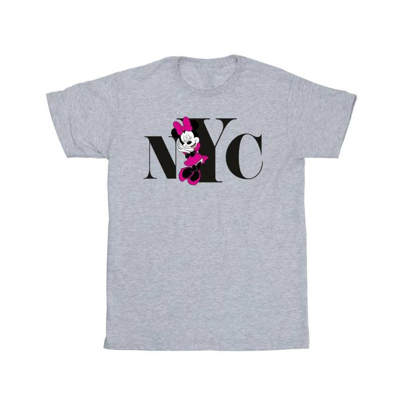 Minnie Mouse Nyc Tshirt Mädchen Grau 104 von Disney