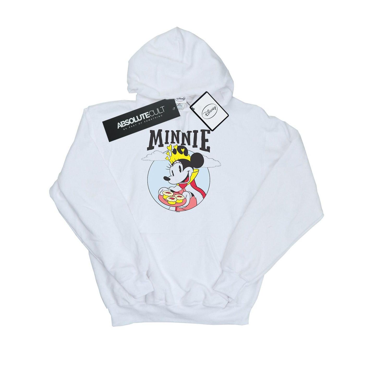 Minnie Mouse Queen Kapuzenpullover Mädchen Weiss 140/146 von Disney