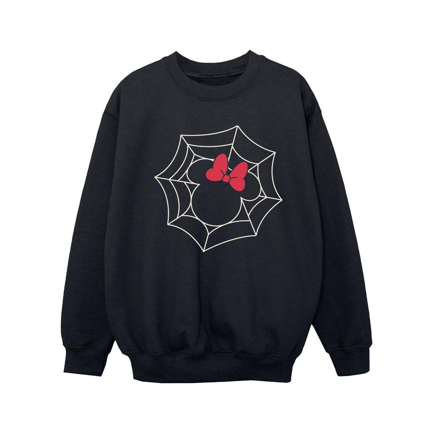 Minnie Mouse Spider Web Sweatshirt Mädchen Schwarz 104 von Disney