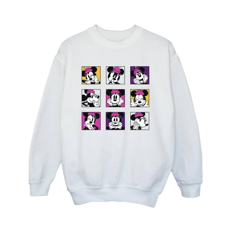 Minnie Mouse Squares Sweatshirt Jungen Weiss 104 von Disney