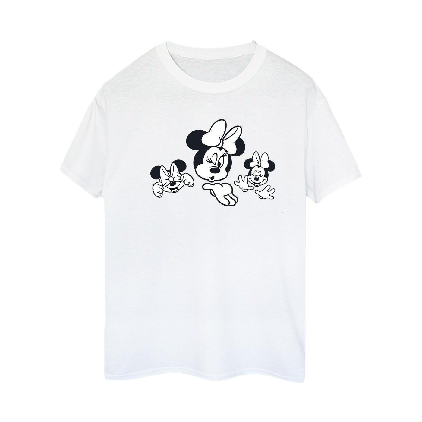 Minnie Mouse Three Faces Tshirt Damen Weiss 3XL von Disney