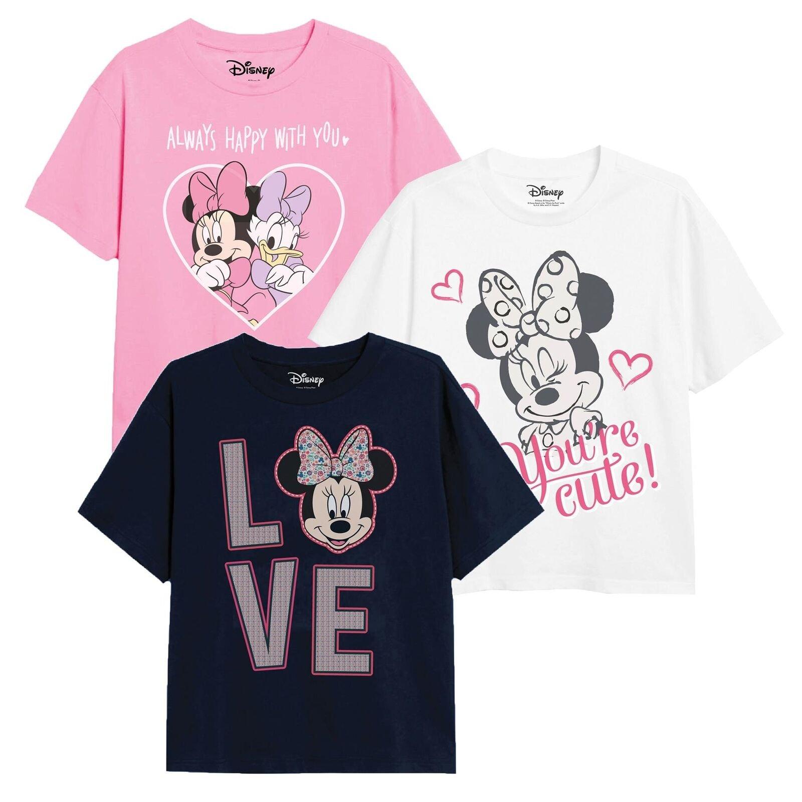 Minnie Mouse & Daisy Tshirt (3erpack) Mädchen Multicolor 116 von Disney