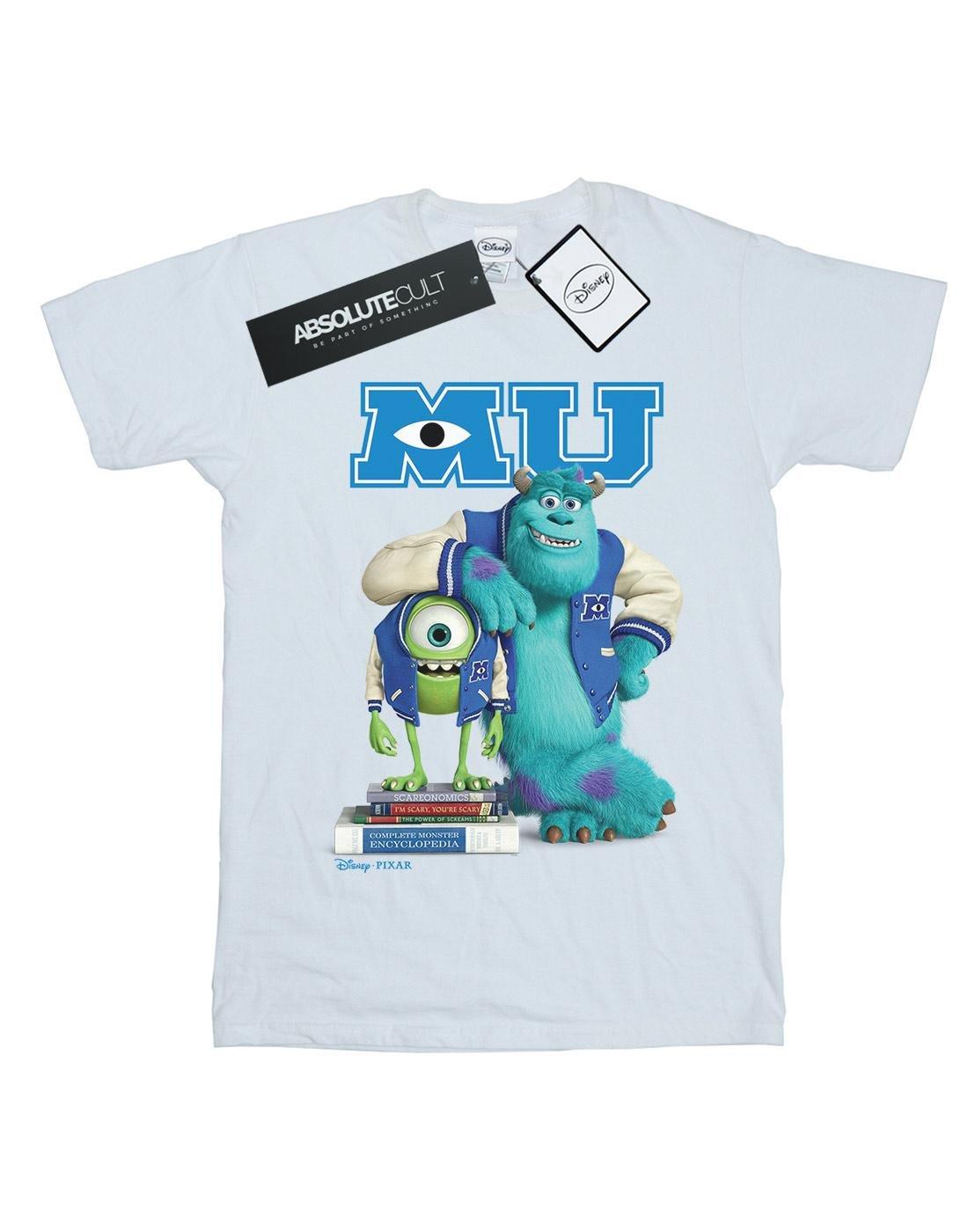 Monsters University Poster Tshirt Damen Weiss S von Disney