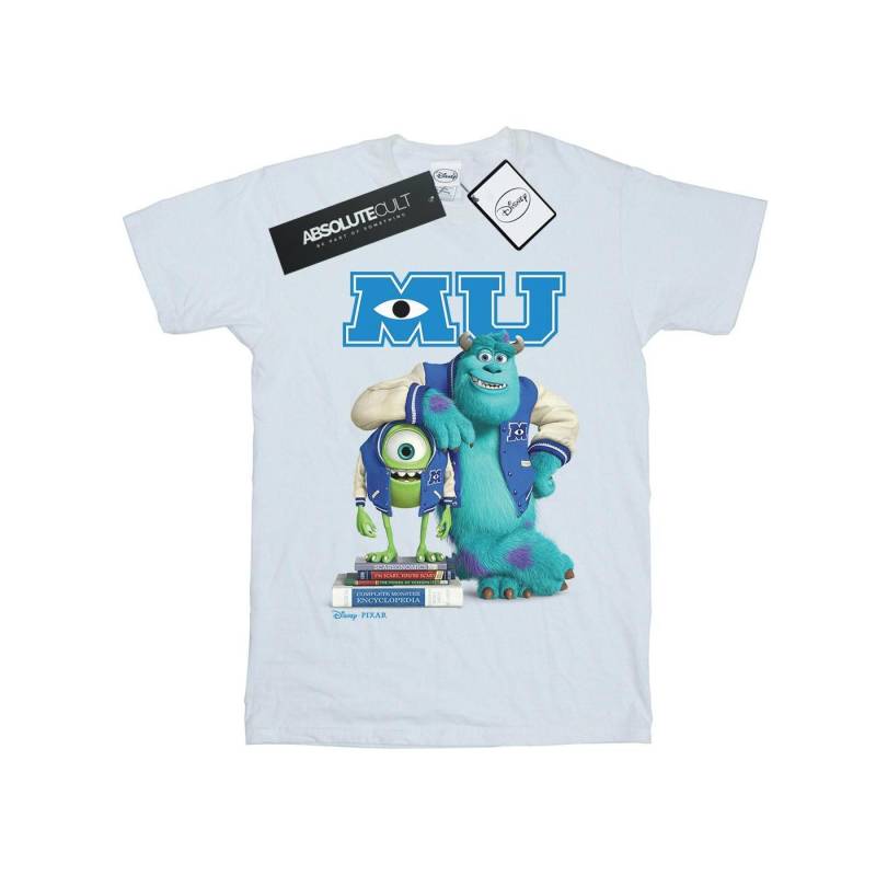 Monsters University Poster Tshirt Damen Weiss S von Disney