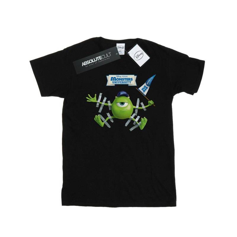 Monsters University Taped Mike Tshirt Damen Schwarz 3XL von Disney