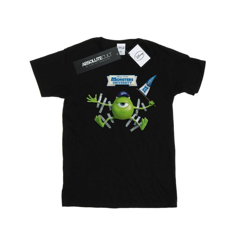 Monsters University Taped Mike Tshirt Damen Schwarz M von Disney