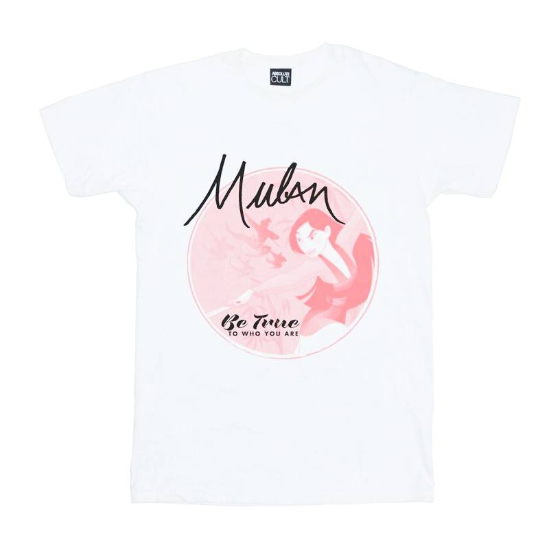 Mulan Be True Tshirt Damen Weiss 3XL von Disney