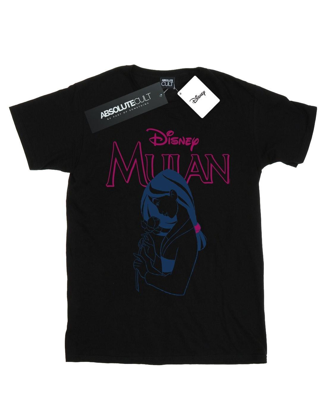 Mulan Magnolia Line Tshirt Damen Schwarz M von Disney