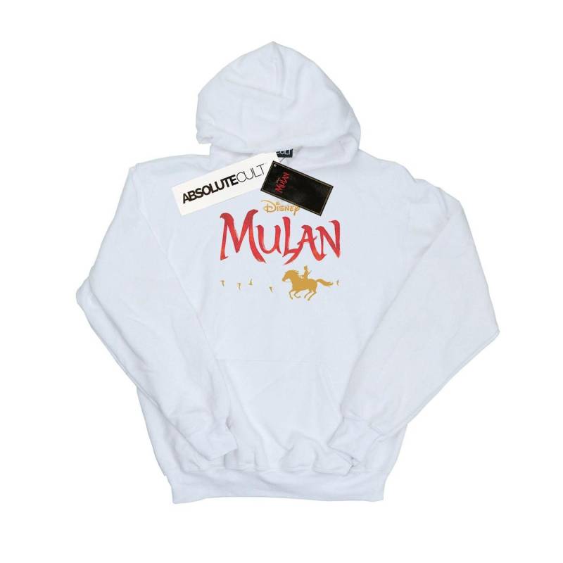 Mulan Movie Logo Kapuzenpullover Jungen Weiss 152-158 von Disney