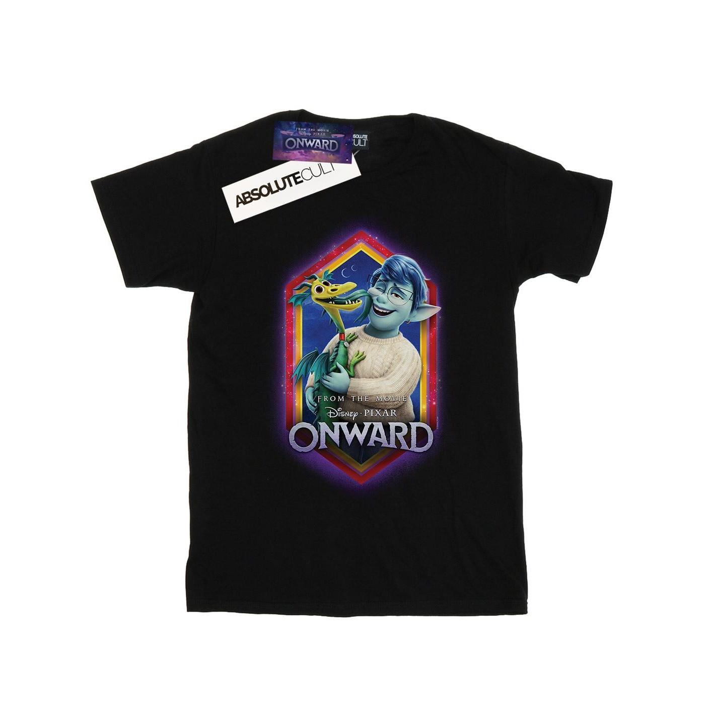 Onward Laurel And Blazey Crest Tshirt Mädchen Schwarz 116 von Disney