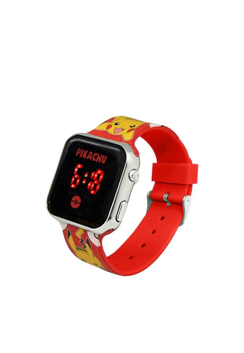 Pikachu Led Watch Unisex Rot ONE SIZE von Disney