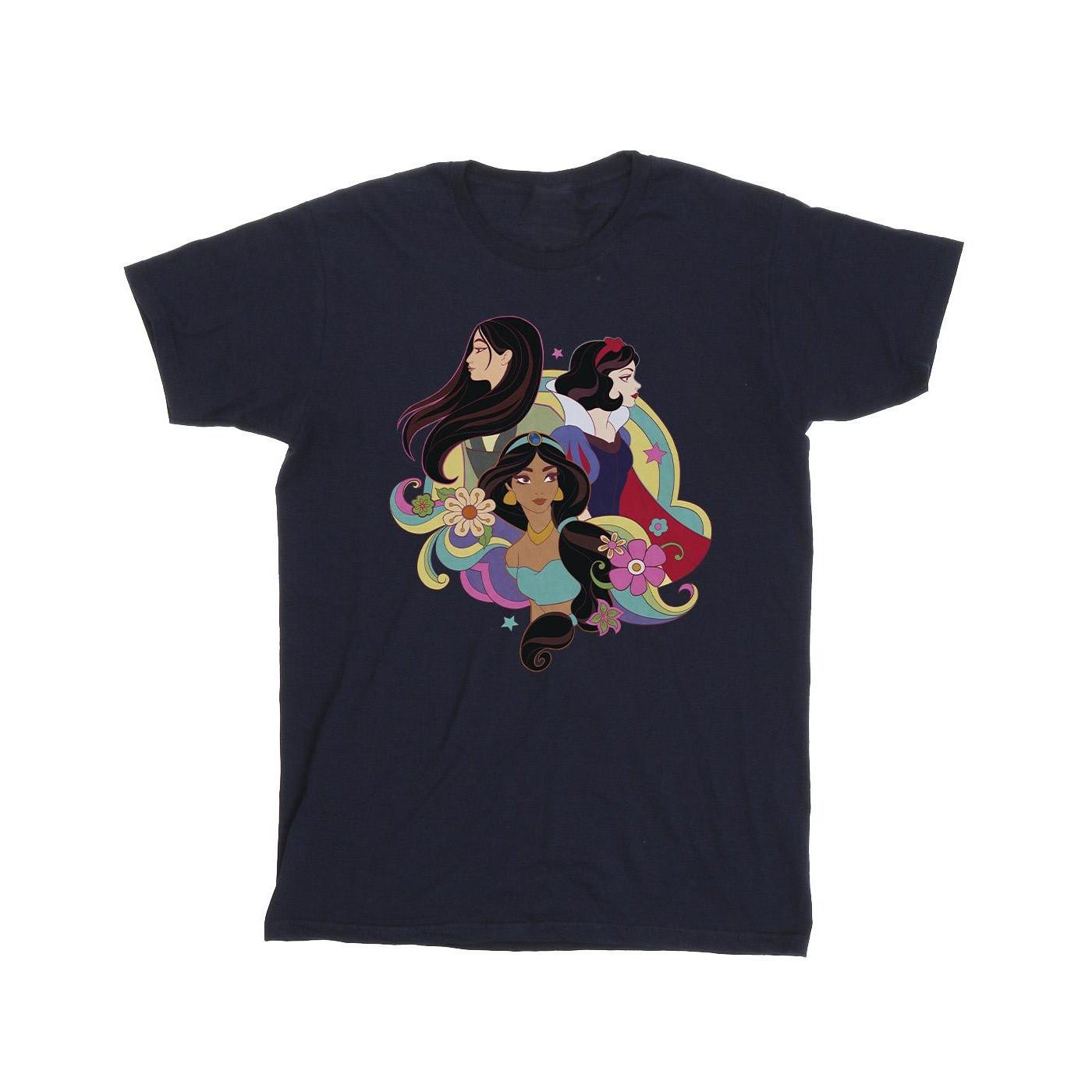 Princess Mulan Jasmine Snow White Tshirt Mädchen Marine 104 von Disney