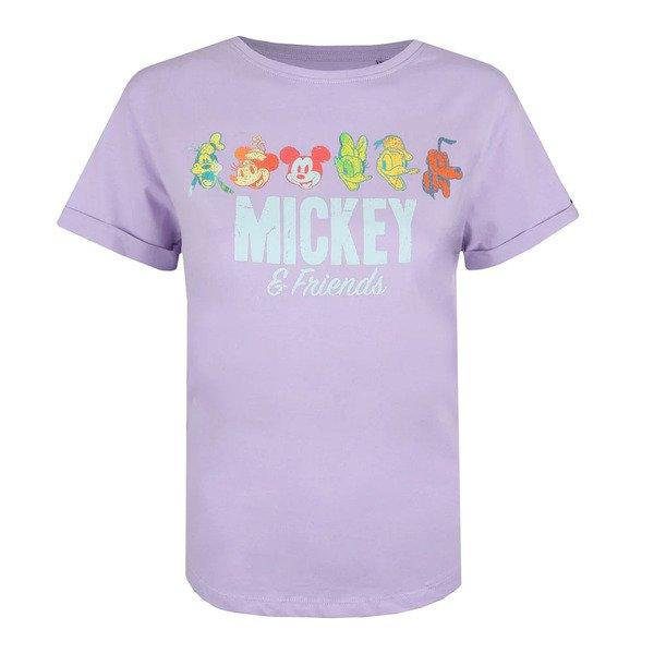 Mickey & Friends Tshirt Damen Flieder L von Disney