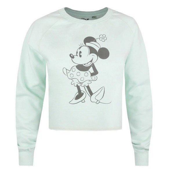 Kurzes Sweatshirt Damen Ozeangrün S von Disney