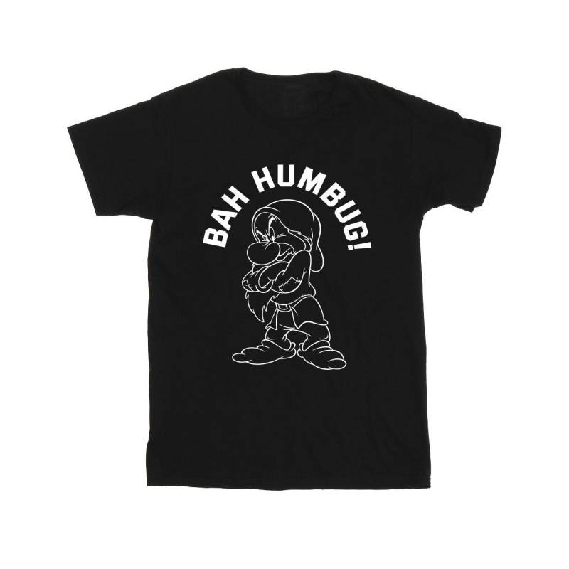 Snow White Grumpy Humbug Tshirt Mädchen Schwarz 104 von Disney