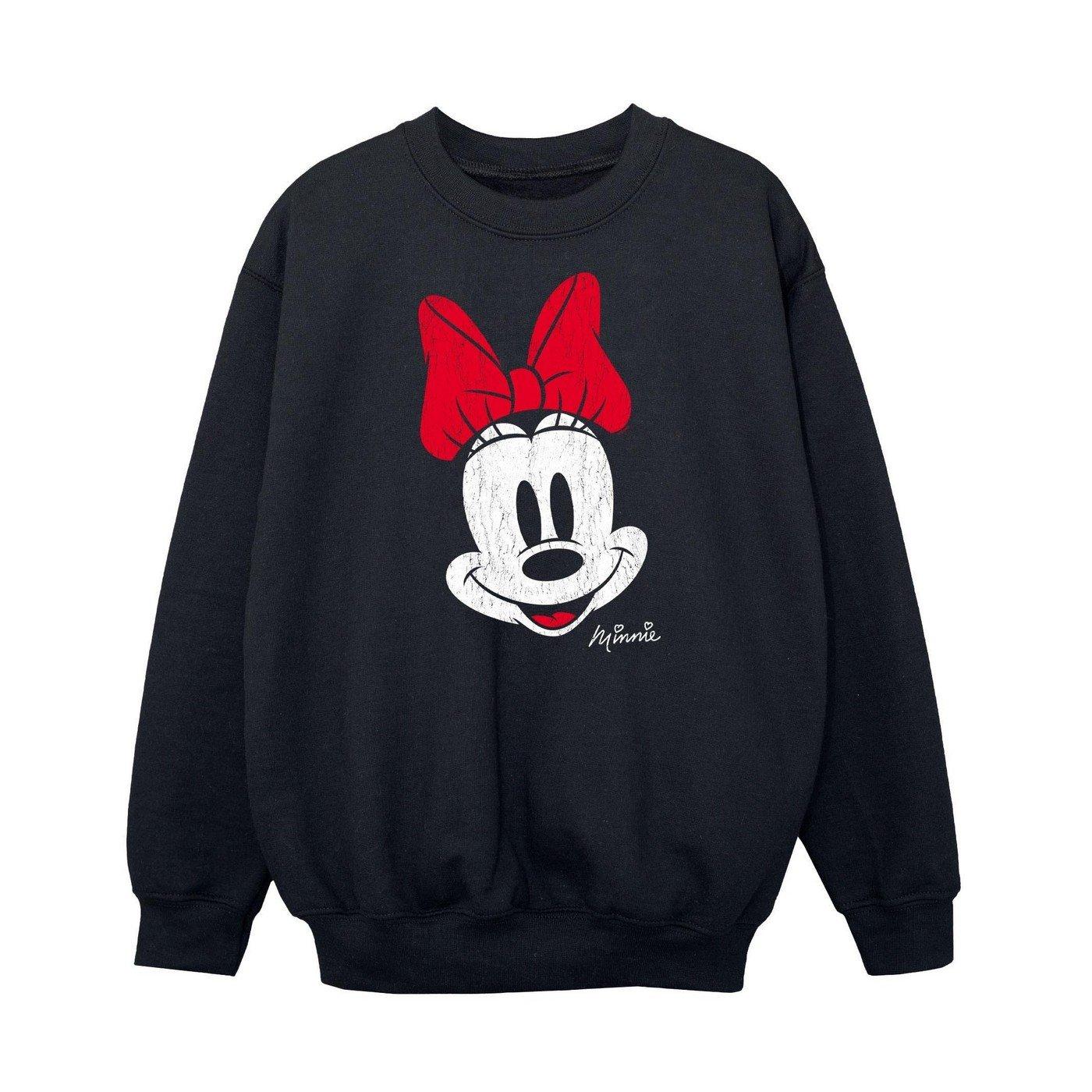 Sweatshirt Mädchen Schwarz 116 von Disney