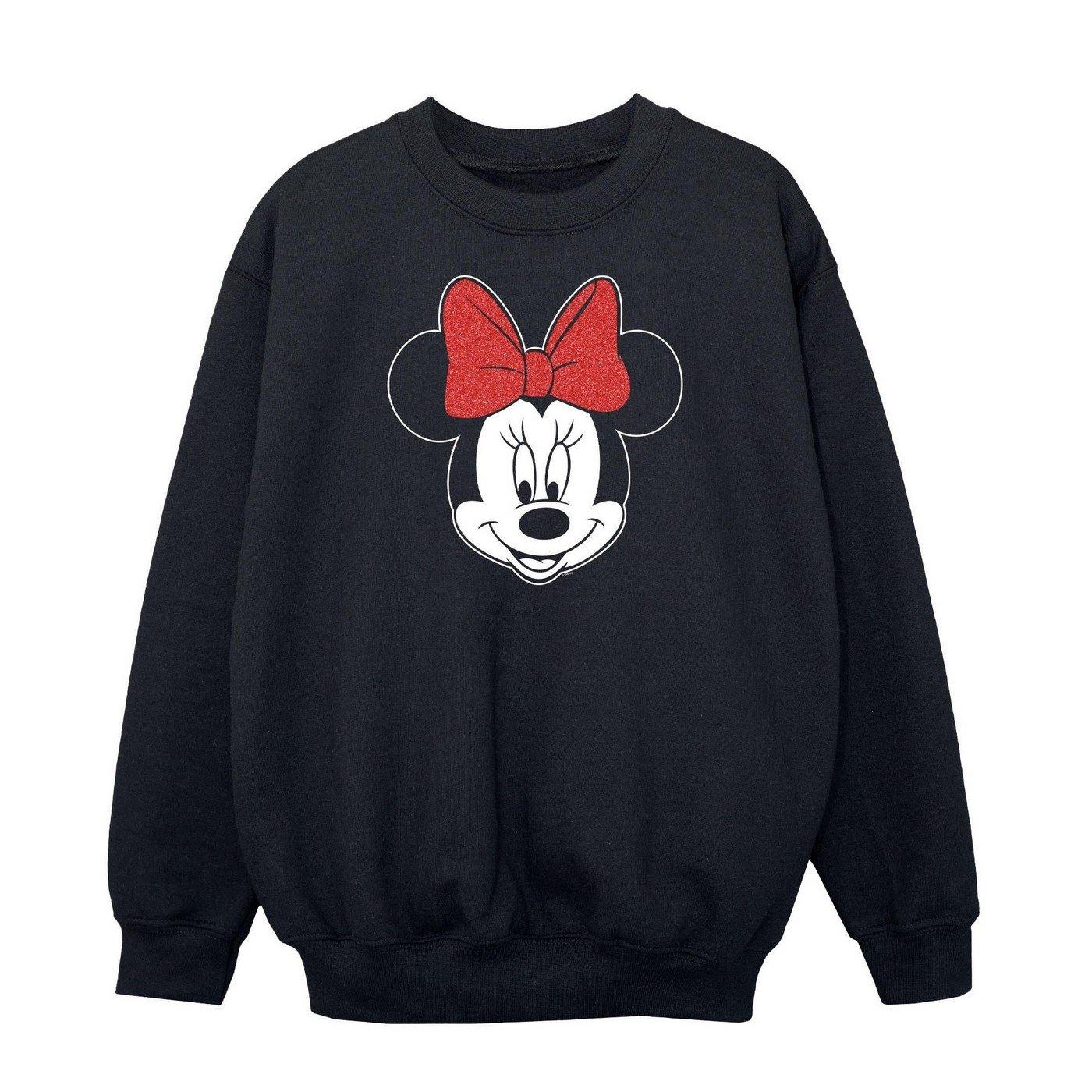 Sweatshirt Mädchen Schwarz 128 von Disney