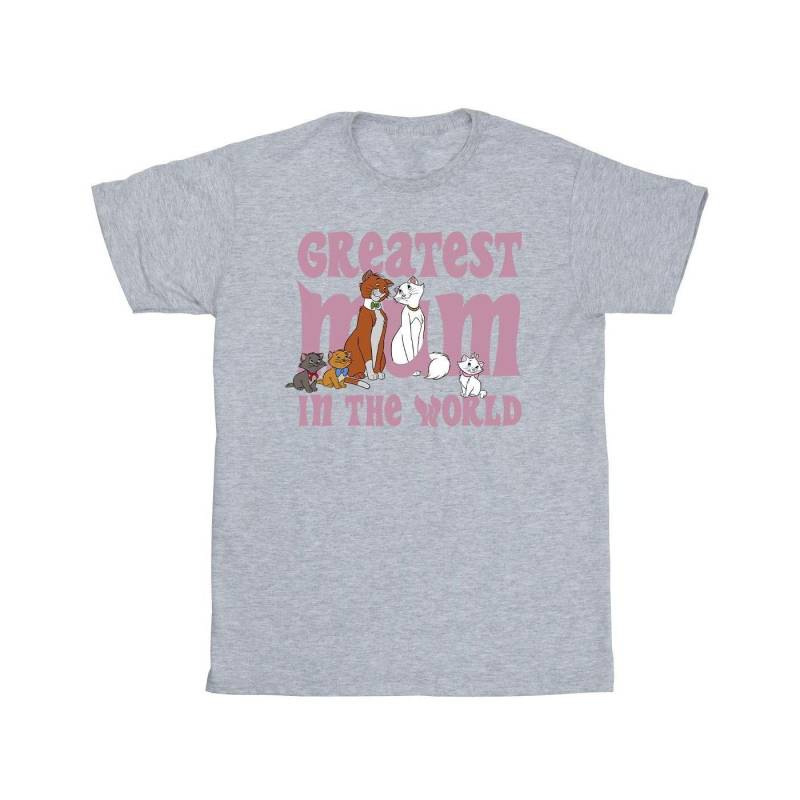 The Aristocats Greatest Mum Tshirt Herren Grau L von Disney