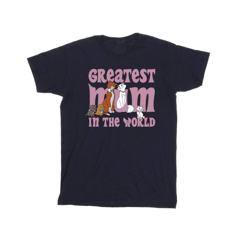 The Aristocats Greatest Mum Tshirt Mädchen Marine 104 von Disney