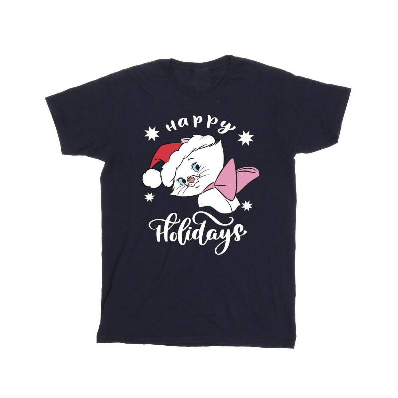 The Aristocats Happy Holidays Tshirt Herren Marine 4XL von Disney