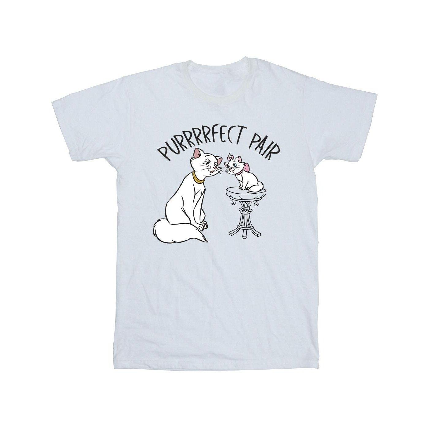 Disney - The Aristocats Purrfect Pair TShirt, für Herren, Weiss, Größe XL von Disney