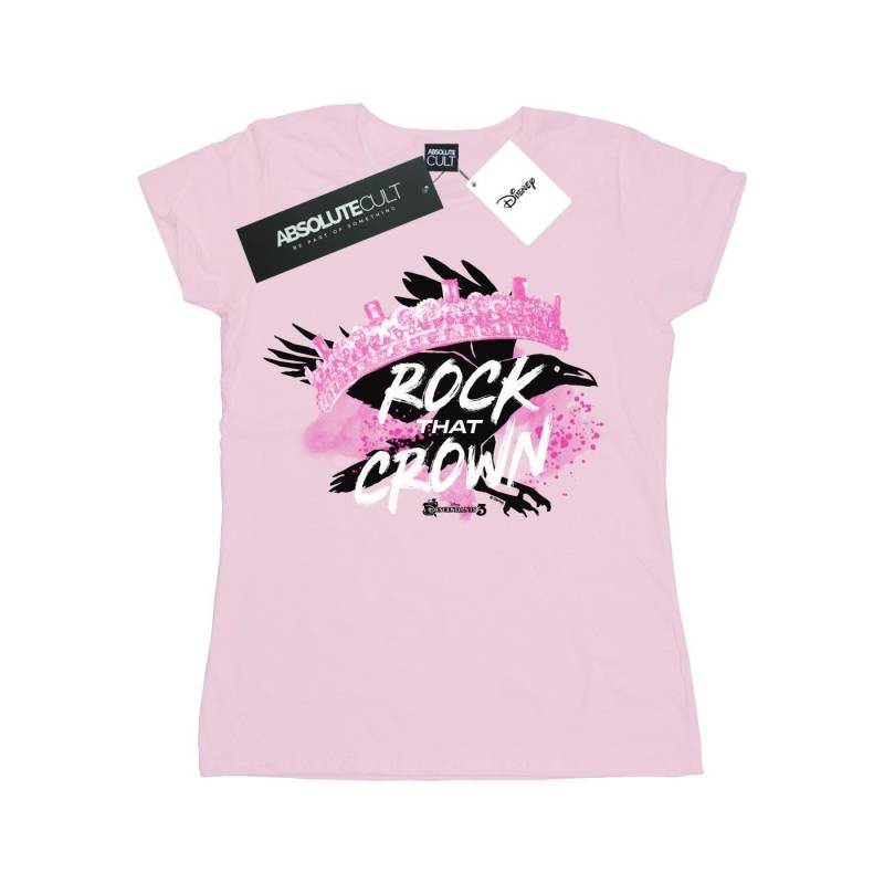 The Descendants Rock That Crown Tshirt Damen Pink L von Disney