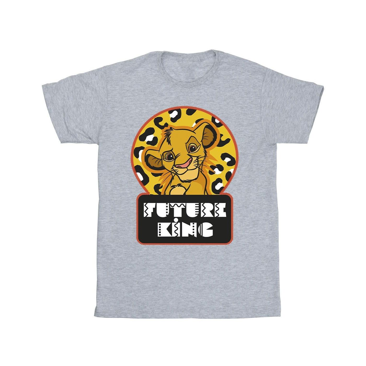 The Lion King Future Simba Tshirt Mädchen Grau 128 von Disney