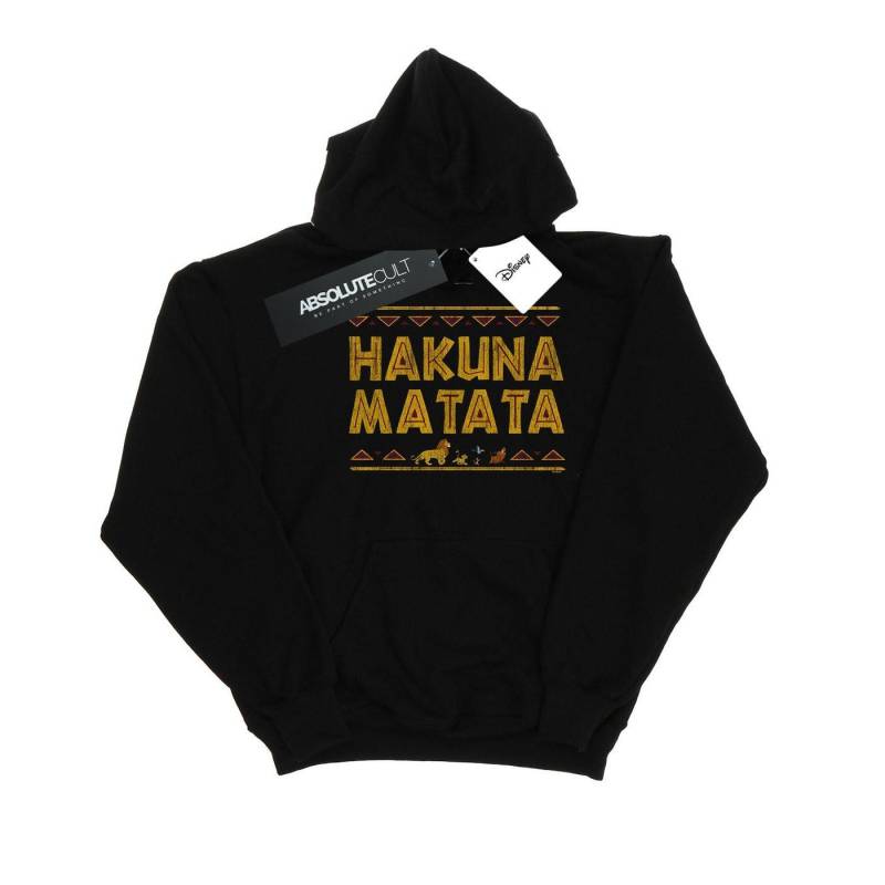 The Lion King Hakuna Matata Kapuzenpullover Herren Schwarz 3XL von Disney