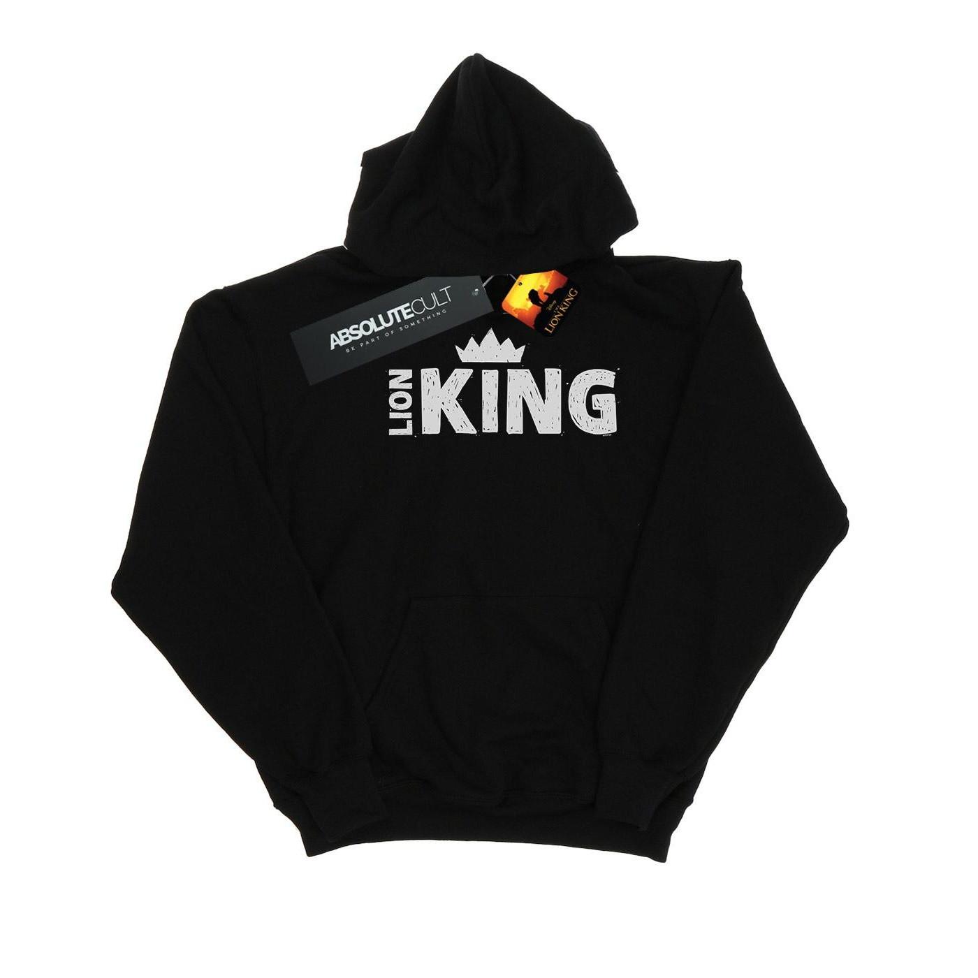 The Lion King Movie Crown Kapuzenpullover Jungen Schwarz 140/146 von Disney