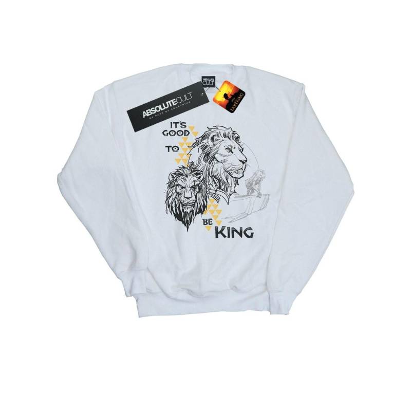 The Lion King Movie It's Good To Be King Sweatshirt Damen Weiss L von Disney