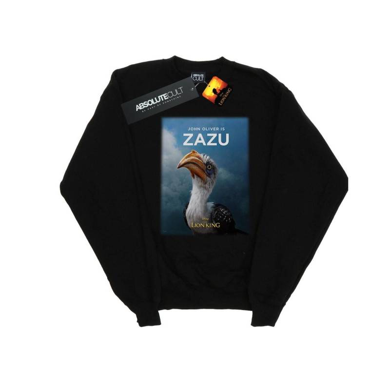 The Lion King Movie Zazu Poster Sweatshirt Herren Schwarz S von Disney