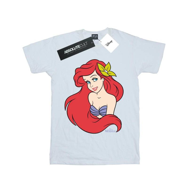 The Little Mermaid Close Up Tshirt Damen Weiss XXL von Disney